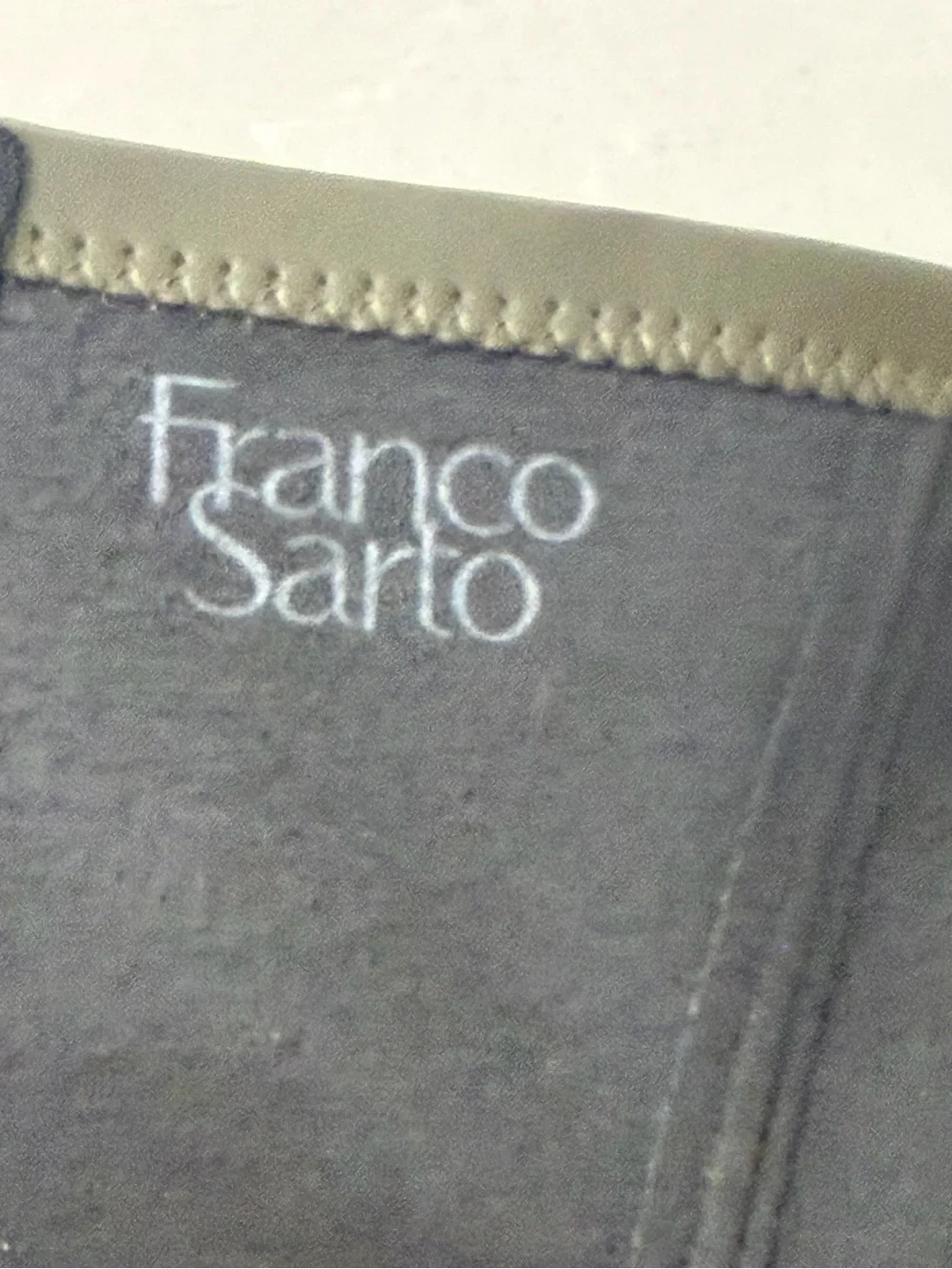 Franco Sarto L-Keaton Olive Green Knee High Boots 10M Riding Lug Sole Utility